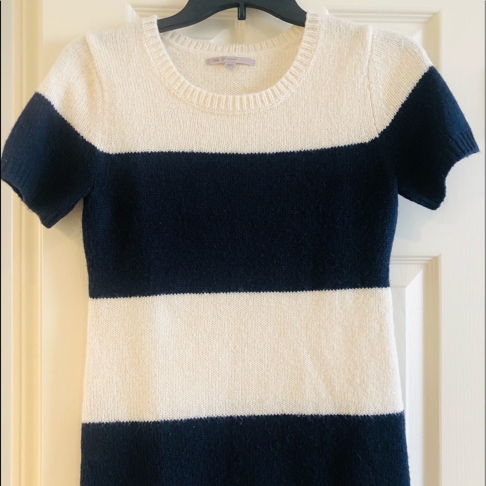 Gap knit sweater Color Blue and White Size XS
